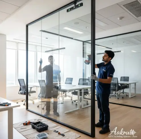 Glass Partition Dealers in Pune, Glass Manufacturers in Pune, office glass partition pune, glass partition installation pune